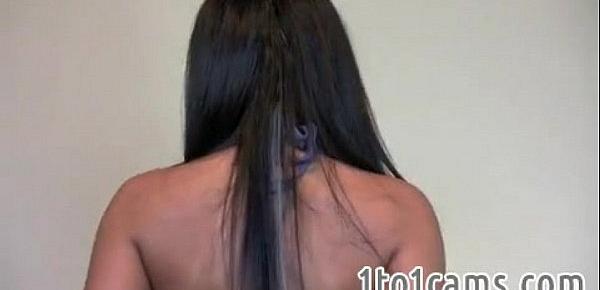  Cute girl shows her hot body and tattoos on webcam - 1to1cams.com